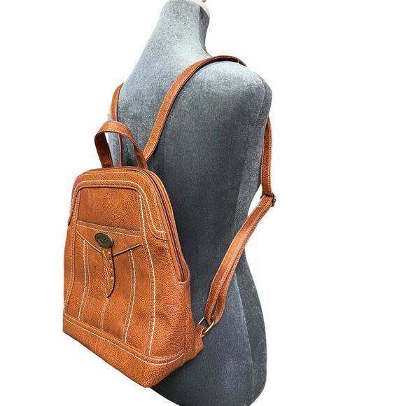 BOC Backpack Bag/Shoulder Bag Purse Brown/Camel - Picture 2 of 5
